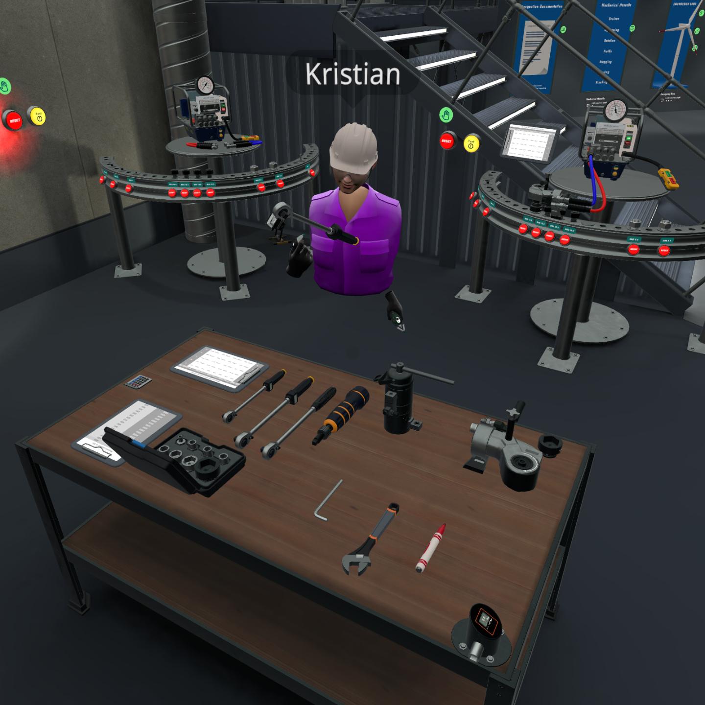 VR environment design